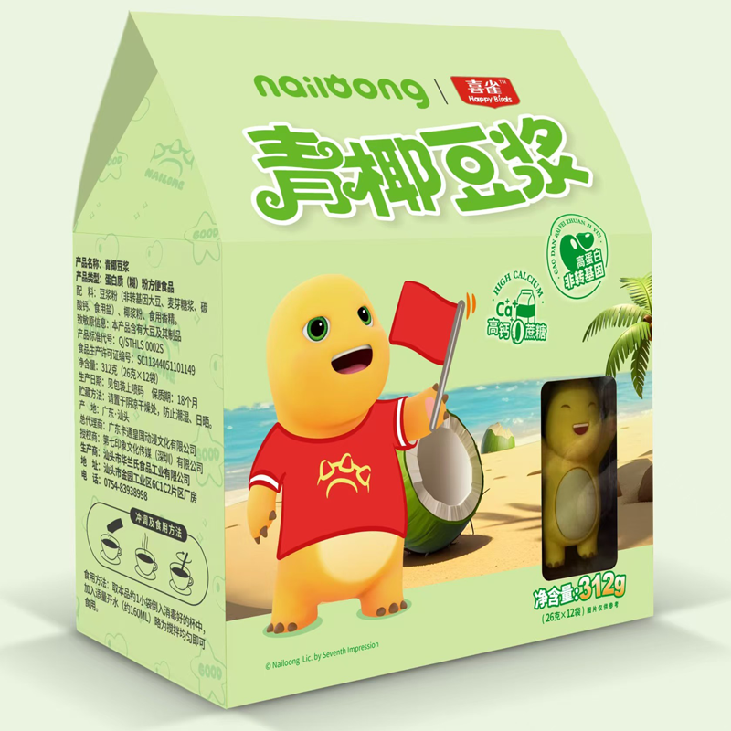奶龍青椰豆漿312克